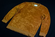 Samsoe & Samsøe Pullover Samtig velour Jumper Sweater Alfonso Caramel Cafe Gr. M