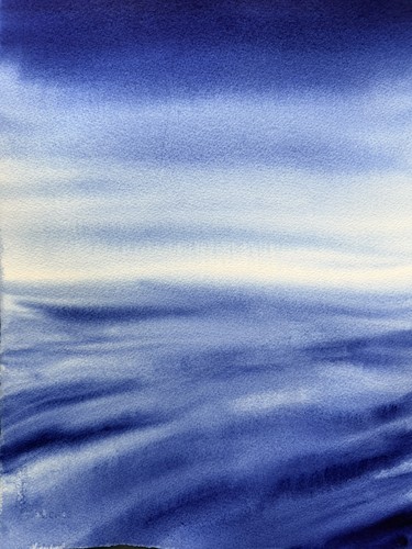 Original aquarell malerei - original,