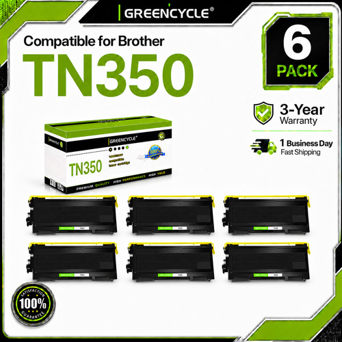 6pk tn350 black toner - 6pk,