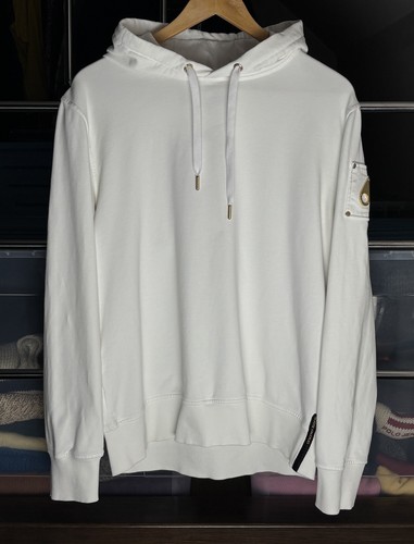 Moose knuckles white hoodie - moose,
