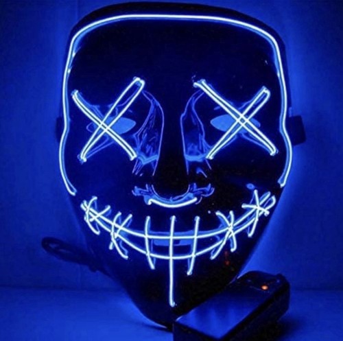 Led grusel maske wie - grusel,