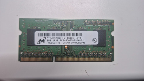 Micron 2gb ddr3 dimm ram - micron, so-dimm