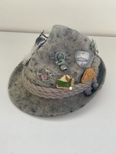 Alpin Sporthut Wanderhut Trachtenhut Tirolerhut Anstecknadeln Wildschweinborsten