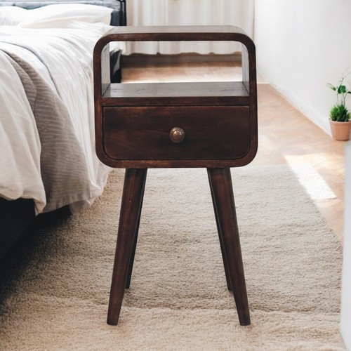 Nachttisch mangoholz massiv - mangoholz,