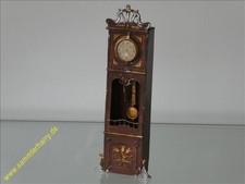 seltene Standuhr bzw. Wanduhr, Gerlach No. 1705, für die Puppenstube, 4D316-1