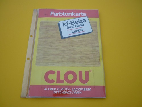 Farbtonkarte clou beize - farbtonkarte, kf-beize