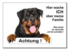 Rottweiler-Hund-Alu-Schild-300