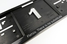 2 x Porsche Kennzeichenhalter