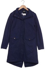 Lands End Mantel Damen Jacke Parka Gr. S Baumwolle Marineblau #pdhb72c
