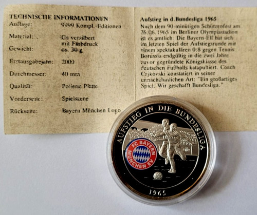 Münze medaille fc bayern - mÜnze, /
