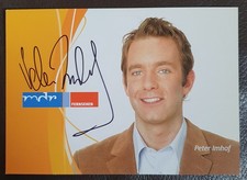 Autogrammkarte peter imhof - peter,