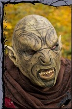 Larp Latex Maske - Fleischlicher Ork braun- 57-59cm  Epic Armoury