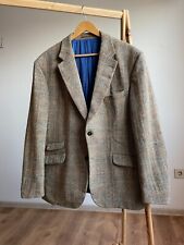 Wellington of Bilmore London Herringbone Harris Tweed Blazer Size EUR 60