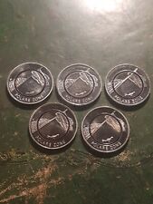 5 X 5 Euro Münzen Polare Zone 2019 A,D,F.G.J,