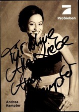 Autogrammkarte moderatorin - autogrammkarte,