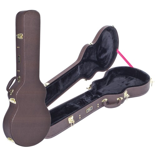 Singlecut gitarrenkoffer braun - gitarrenkoffer,