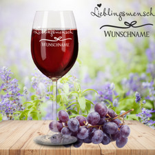 Rotweinglas von Leonardo