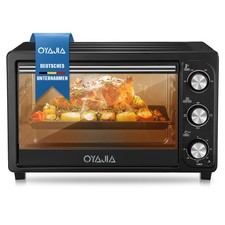 Minibackofen 28Liter mit Umluft Mini freistehend Backofen Umluft Ofen Pizzaofen