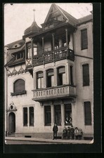 Foto-AK Hohenlimburg, Jugendstil-Villa, Straße Drostenhof 5, 1912 1912 