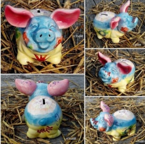 Keramik kunst sparschwein - keramik,