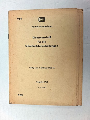 969 dienstvorschrift für - 969,