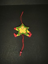 Hampelfigur | Hampelmann | Stern | Weinachten | Baumschmuck | Holz-Spielzeug