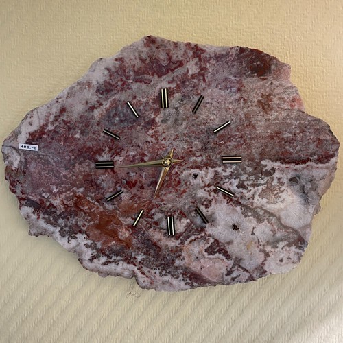 Jaspis wanduhr edelsteinuhr - wanduhr,