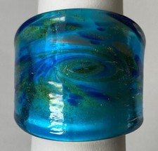 Unikat - Glasring Aquamarine