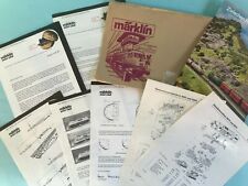 Konvolut 10x Prospekt Märklin