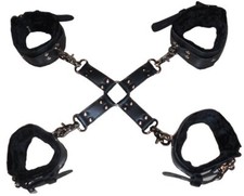 Bdsm bondage set leder hogtied - bdsm,