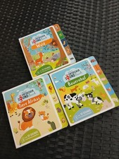 Soundbuch 3 Bücher Wald, Bauernhof, Tiere Afrikas ab 12 Mon.