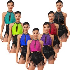 Damen Tanzkleidung Rumba Kleid