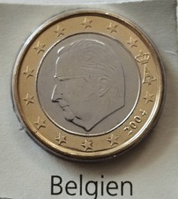 1 EURO Prägefrisch - Münze Belgien 2004 *König Albert II* unzirkuliert, unc.