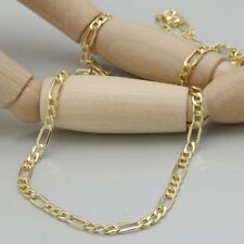 Halskette Gold Kette Figarokette 3,5 mm ca. 55 cm in 585/14K Gelbgold