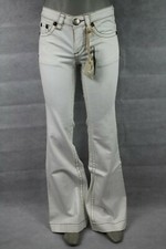 Damen Jeans Hose Arzt weiß