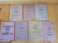 Lot 7x Vorschriften Unterhaltung der Signalanlagen, DDR 1957-1972 Bahn