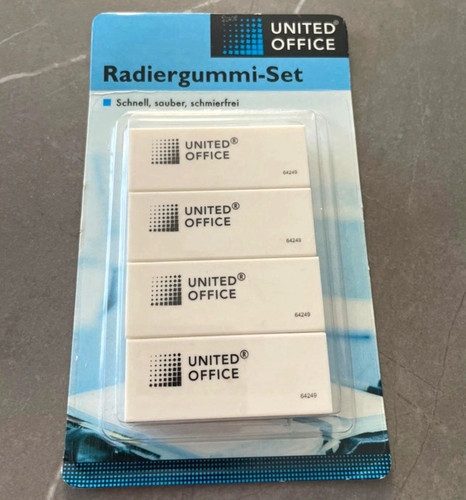 United office radiergummi set - office,