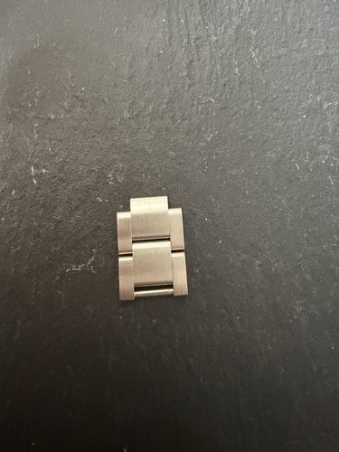 Rolex glied stahl - stahl, gebürstet
