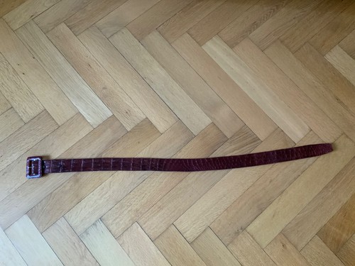 Vintage breiter ledergürtel - vintage,