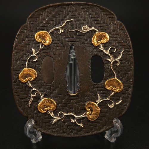 Japanische tsuba glyzinie - tsuba,