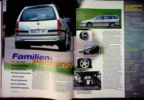 Sport auto 1997 opel omega - auto, 07/1997