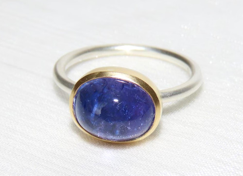 Tansanit ring silber - silber, /