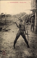 Ak Cochinchine Vietnam, Guerrier Moi, Mann im Lendenschurz Bogen... - 3677972