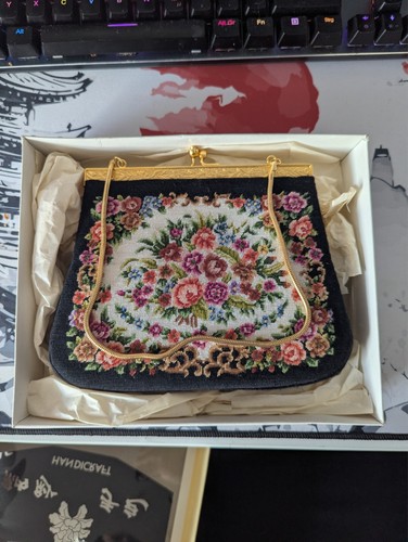 Vintage petit point handtasche - vintage,