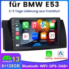128G Für BMW 5er E39 X5 E53 7er E38 Android 13 Carplay Autoradio GPS NAVI RDS BT