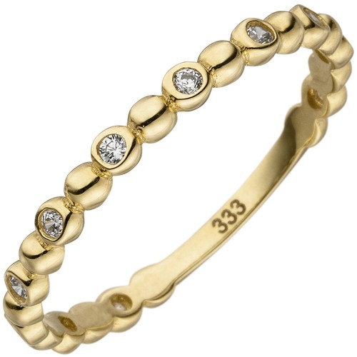 Damen ring 333 gold schmal - ring,