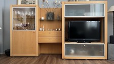 Wohnzimmer-Schrankwand, Fa. Hülsta, Serie Xelo, 2.71 m breit