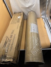 Maschendraht ROSTFREI Zaun 20m FEUERVERZINKT 12x12mm Volierendraht Gartenzaun