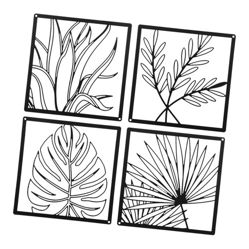 4pcs blatt metall - blatt, kunst