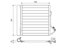 Kondensator Klimaanlage VALEO